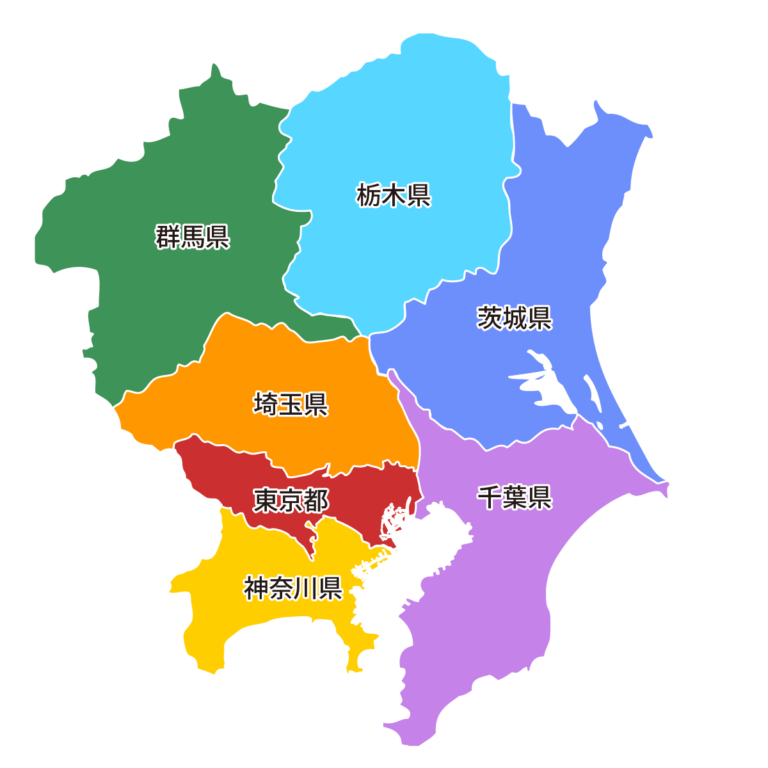 関東一円地図